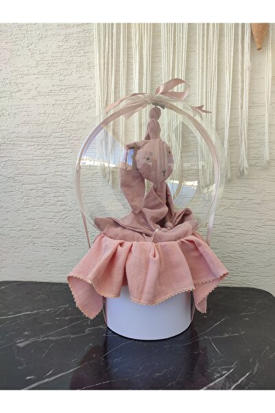 Kids Büyülü Balon-Kız Bebek Uyku Arkadaşı Ve Müslin Örtü Yenidoğan Doğum Tebr...