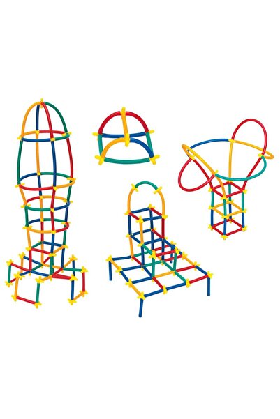 hak-iş oyuncak Dede Super Bamboo Sticks 300 Piece Design Toy Set