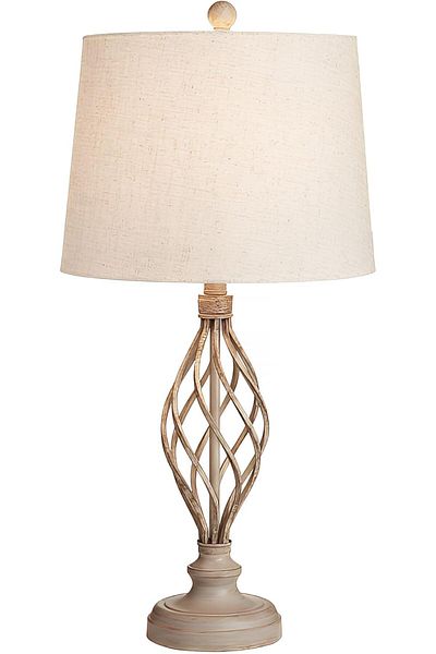 Taimi Modern Industrial Cream Sand Iron Table Lamp for Bedroom Living Room Home Bedside Office