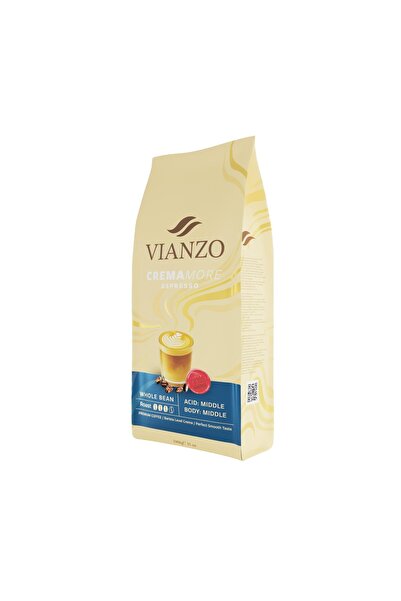 Vianzo Cremamore Espresso Çekirdek Kahve, %100 Arabica 1000 g