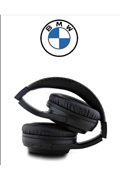 Troni BMW Wireless Over-Ear Headphones – Up to 30 Hours of Charging, with Noise-Canceling Microphone and Voice Assistant Support (Black)