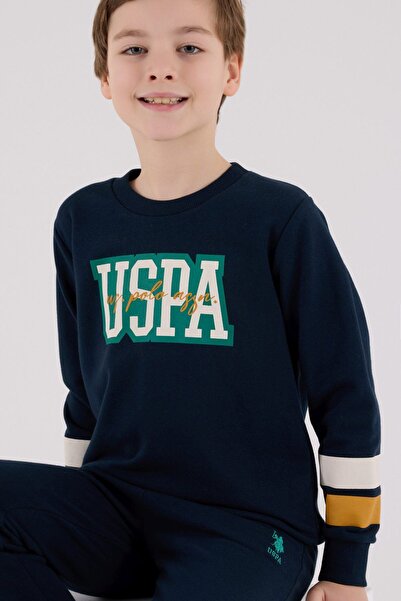 U.S. Polo Assn. 4-15 Years Licensed Us Polo Assn Boys' Suit-Navy Blue