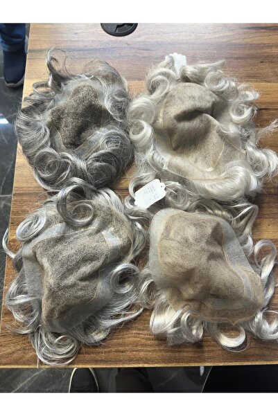 Kozmanka protez sac losmac ultra hafıf 110-120-130-140- naturel beyazlı model...