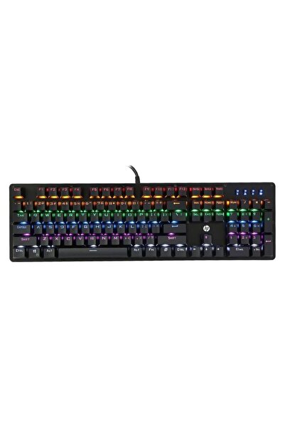 HP GK100 Wired Mechanical Gaming Keyboard – Backlit, Full Size