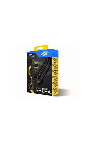 Steel Play Καλώδιο διπλής φόρτισης SteelPlay για χειριστήρια PS4
