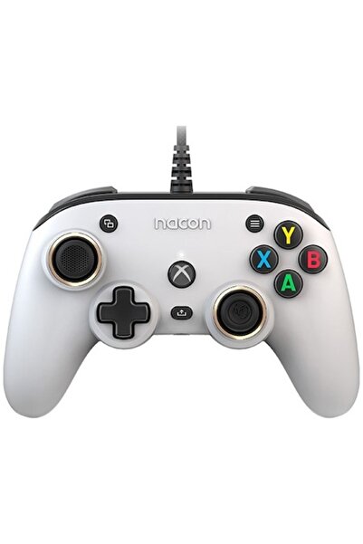 Nacon Controller cu Fir Pro Compact Programabil, Dolby Atmos, Xbox, PC Alb