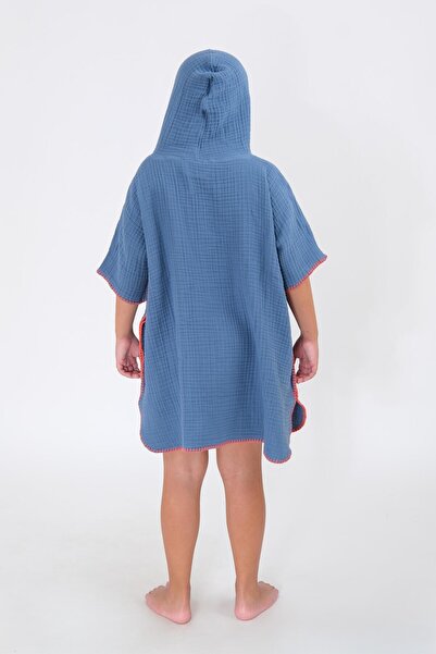 serenıa Lino 4 Kat Müslin Panço İndigo 6/8