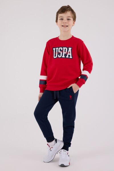 U.S. Polo Assn. 4-15 Years Old Licensed Us Polo Assn Boys Team-Red