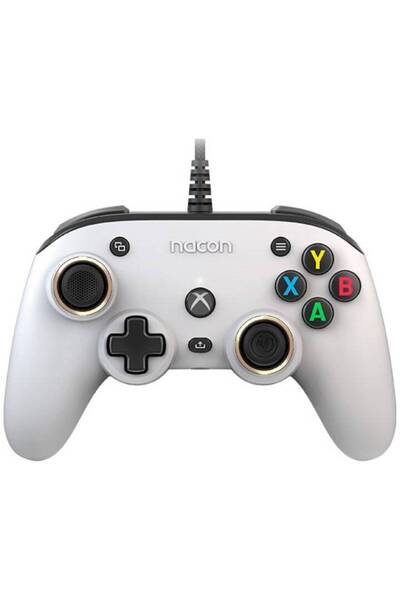 Nacon Controller cu Fir Pro Compact Programabil, Dolby Atmos, Xbox, PC Alb