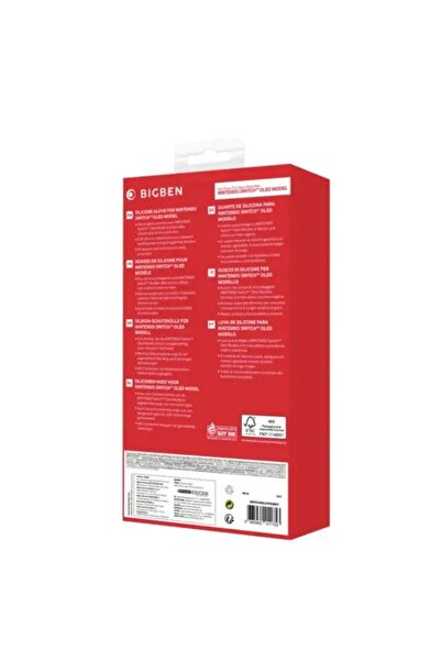 Nacon Silicone Protection Case Big Ben for NSW OLED, Gray