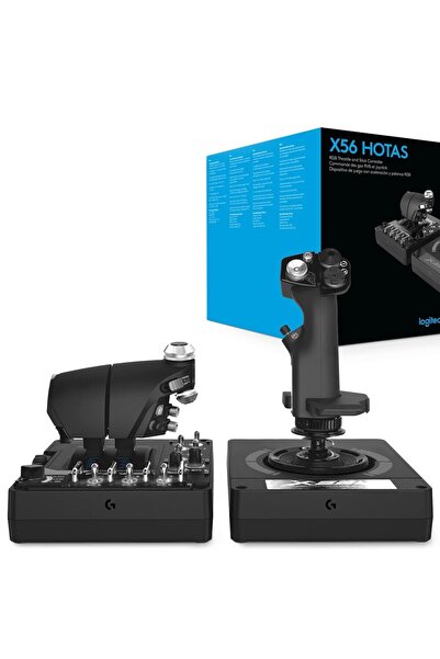 logitech Joystick X56 Hotas, Black