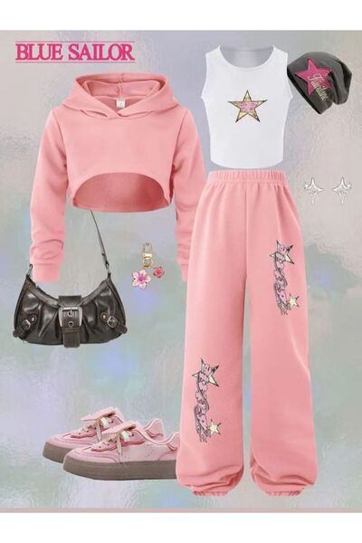 VESTIR BIEN New Girl's Winter Suit with 3 Crops