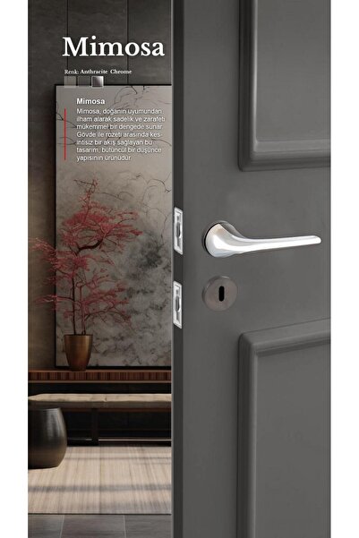 alastore Mimosa (с WC заключване) - квадратна розетка за вътрешни врати, подх...