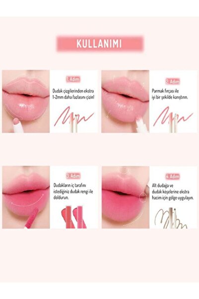 Romand Lip Mate Pencil Dudak Kalemi Dudakları Dolgun ve Pürüzsüz Gösteren İkisi Bir Arada Dudak Kalemi!