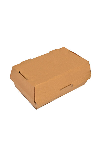 Miyo Ambalaj Yüksek Kapak Hamburger Kutusu 100'lü Paket | 13x22x10 cm