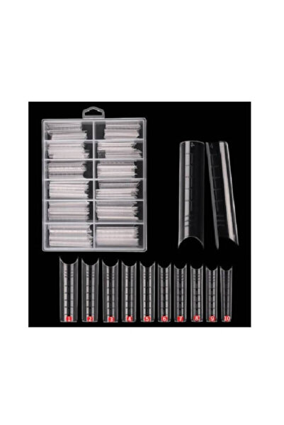 Total Pro Beauty Tipuri inteligente nr. 10 pentru gel și polygel, 120 buc, tr...