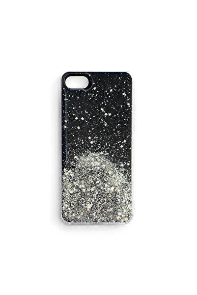 Atlas SAMSUNG Galaxy A02s Glitter Liquid Star Case (Μαύρο) Wozinsky