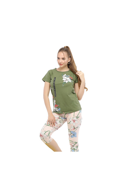 Generic Women's Cotton Bermuda Pajamas - PJ 1108