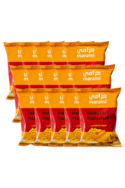 Marami رقائق الذرة بالجبن والكاتشب 15 × 14 جم