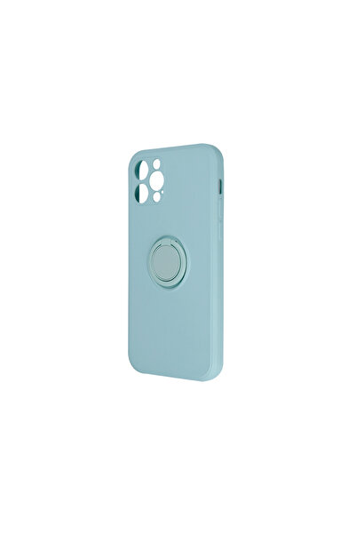 Atlas Husa APPLE iPhone 13 Ring Silicon Cover (Μέντα)