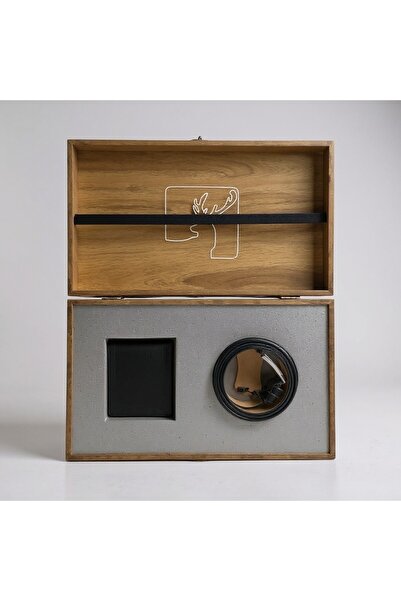 BY NAPPA Wooden 2-Piece Gift Set Box Wedding Engagement