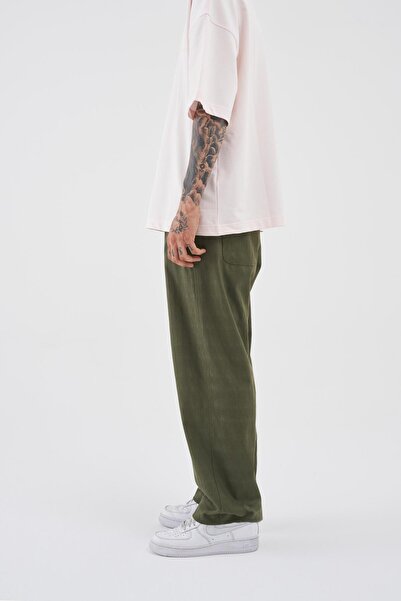 Machinist Men's Oversize Khaki Trousers