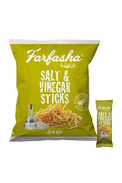 Farfasha أعواد بطاطس بنكهة الملح والخل 24 × 15 جم