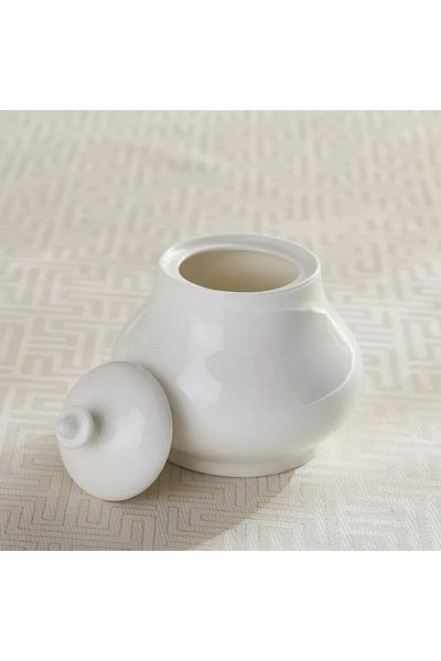 Home Box Crimsson Sugar Pot with Lid