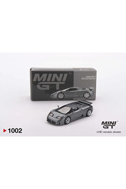 mini gt MGT01002 1/64 Bugatti EB110 Super Sport Grigio Scuro