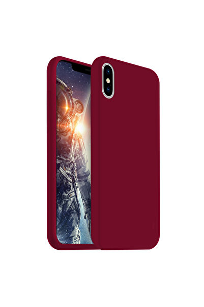 Atlas Husa APPLE iPhone X \ XS Σιλικόνη Κάλυμμα (Μωβ) Blister