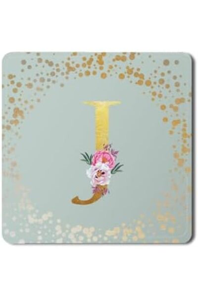 Stylizedd 2 Pack Designer Leather Coasters Mat for Beverage Drinks - Custom M...