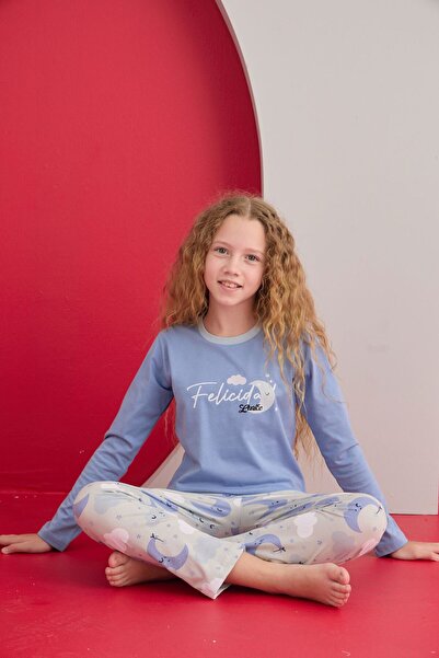 LARİCE KİDS KIZ ÇOCUK UZUN KOL PİJAMA TAKIM