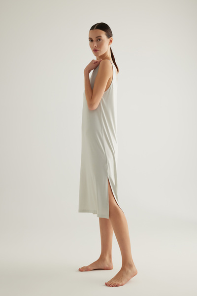 Hays Kadın Viscose Yırtmaçlı Kalın Askılı Gecelik