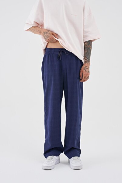 Machinist Men's Oversize Navy Blue Trousers
