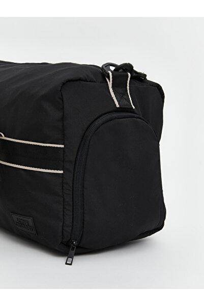 LC Waikiki Siyah Cep Detaylı Bölmeli Çıkarılabilir Askılı Kadın Spor Çantası