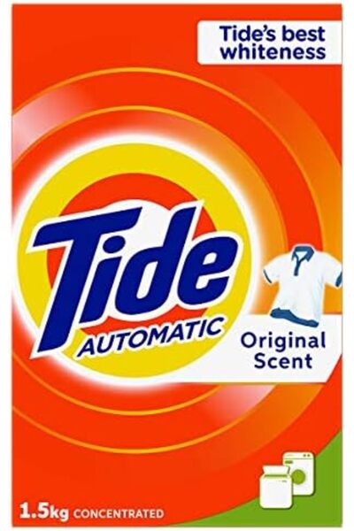 Tide Automatic Original Scent Detergent Powder - Front & Top Load - 1.5kg, 1 gram