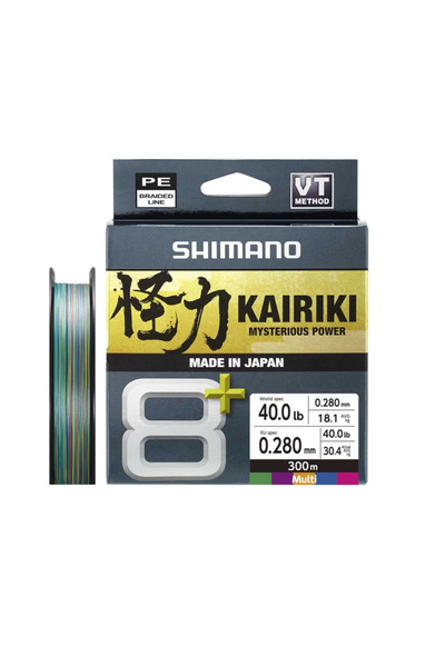 Shimano Kairiki 8+ 300 Mt Multi Color İp Misina