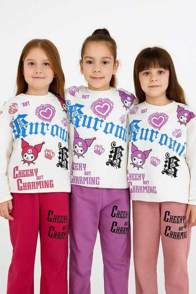 vieso 3-Piece Girl's Bottom Top Kuromili Suit Economical Full Mold