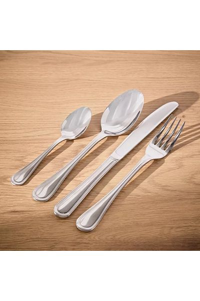 Home Box Ridge 16-Piece 18/10 Stainless Steel Cutlery Set