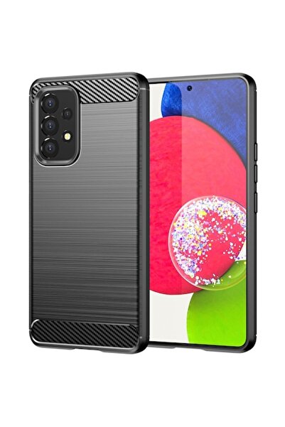 OEM Carcasă flexibilă din carbon compatibilă cu Samsung Galaxy A53 5G - Neagră