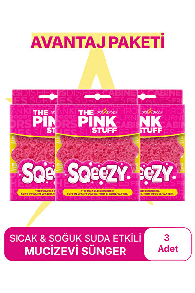 ThePinkStuff MUCİZEVİ SQEEZY SCRUBBER/ Sıcak ve Soğuk Suda Farklı Lekelerde M...