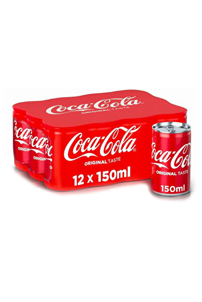Coca-Cola مشروب غازي كوكاكولا، علبة، 150 مل ×12