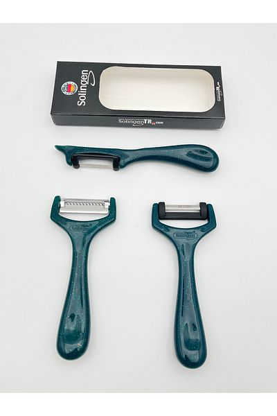HerkeseUygun Original Solingen Silvery Julian Peeler Set of 3