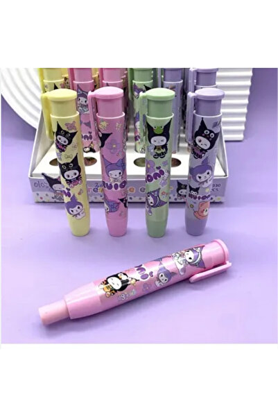 1000 çeşit hediye dünyası Goma de șters mecanică Kuromi în formă de rachetă