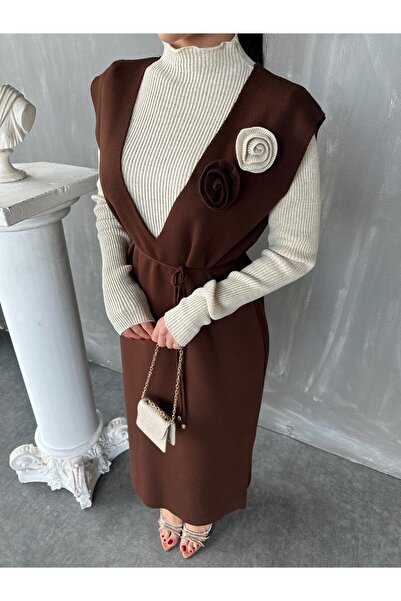 newmisal طقم ملابس تريكو نسائي