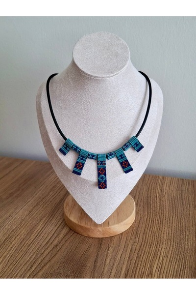 OEM Mozaik Kolye | El Yapımı Renkli Miyuki Kolye