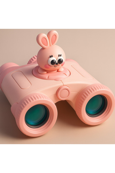 electroawm 8x25 HD Optik Sevimli Oyuncak kaliteli Dürbün Pembe Benzersiz Hediye