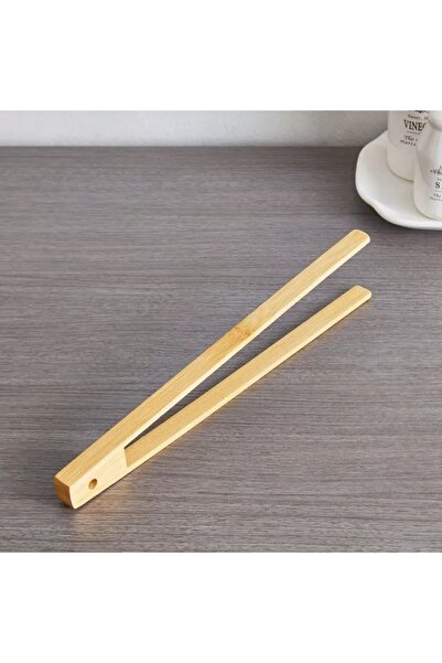 Home Box Bamboo Food Tongs