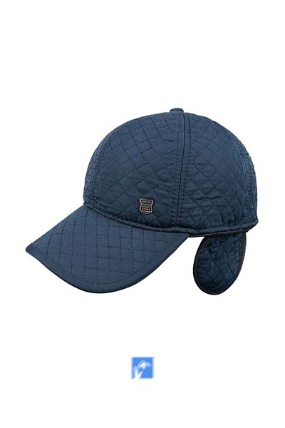 Kardelen Butik Denizli 70% Acrylic, 30% Cotton, Soft Fleece Lined, Ear Flap, Waterproof Hat (Quilted)