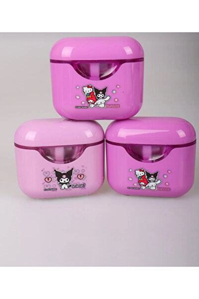 1000 çeşit hediye dünyası Sharpener with Double Head with Character Kuromi Sanrio